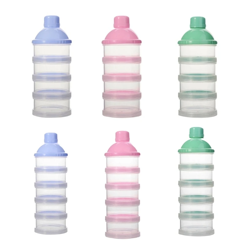Zwitsal Baby Products - 粉乳容器,収納ボトルディスペンサー,旅行に欠かせない,持ち運びが簡単,4層,5層
