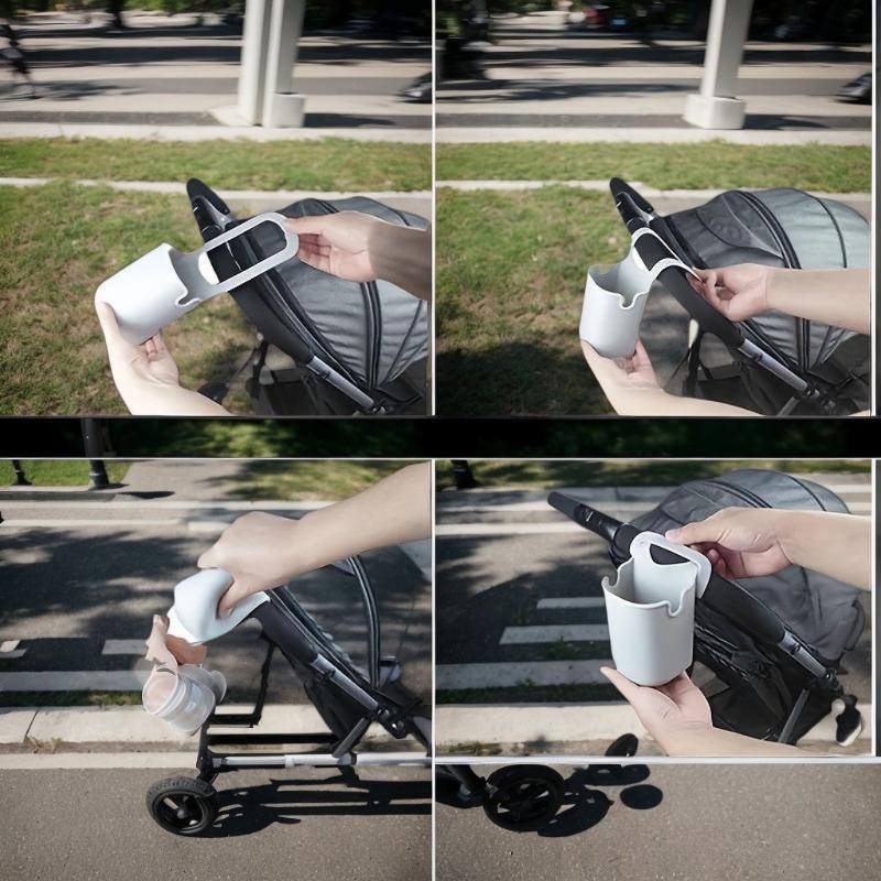 Zwitsal Baby Products - 1PC ユニバーサルシリコンボトルホルダー、ベビーカー、自転車、車椅子に最適 - 収納バッグ付き