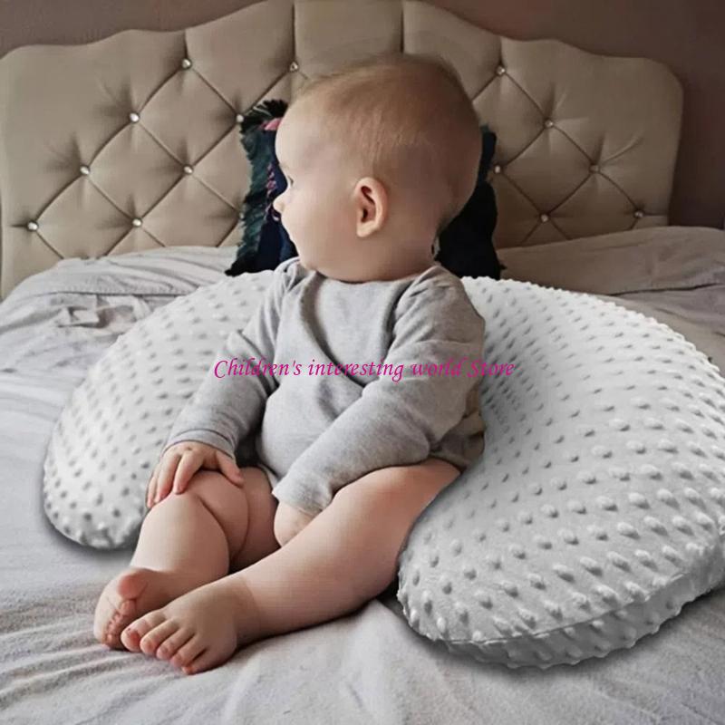Nursing Pillow Breastfeeding - 母乳育児用の看護枕ケース、柔らかく快適なベビーピロースリップカバー通気性乳児サポートクッションケース425F