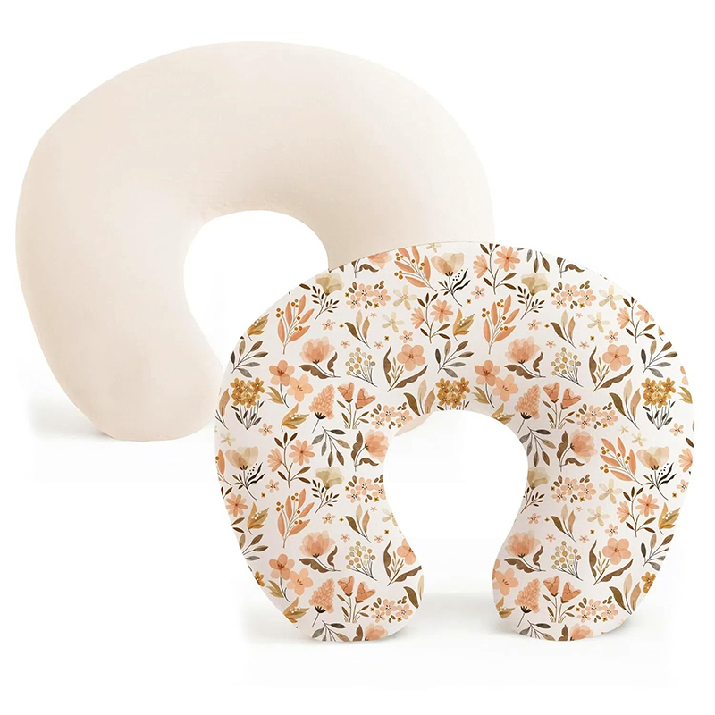 U字型母乳育児枕カバー,ベビープリントデザイン,取り外し可能 - Nursing Pillow Breastfeeding のレビューと価格