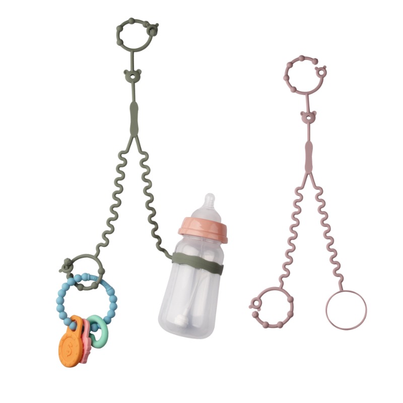 新しいシリコーンツーインワン紛失防止チェーンおしゃぶり哺乳瓶 - Zwitsal Baby Products のレビューと価格