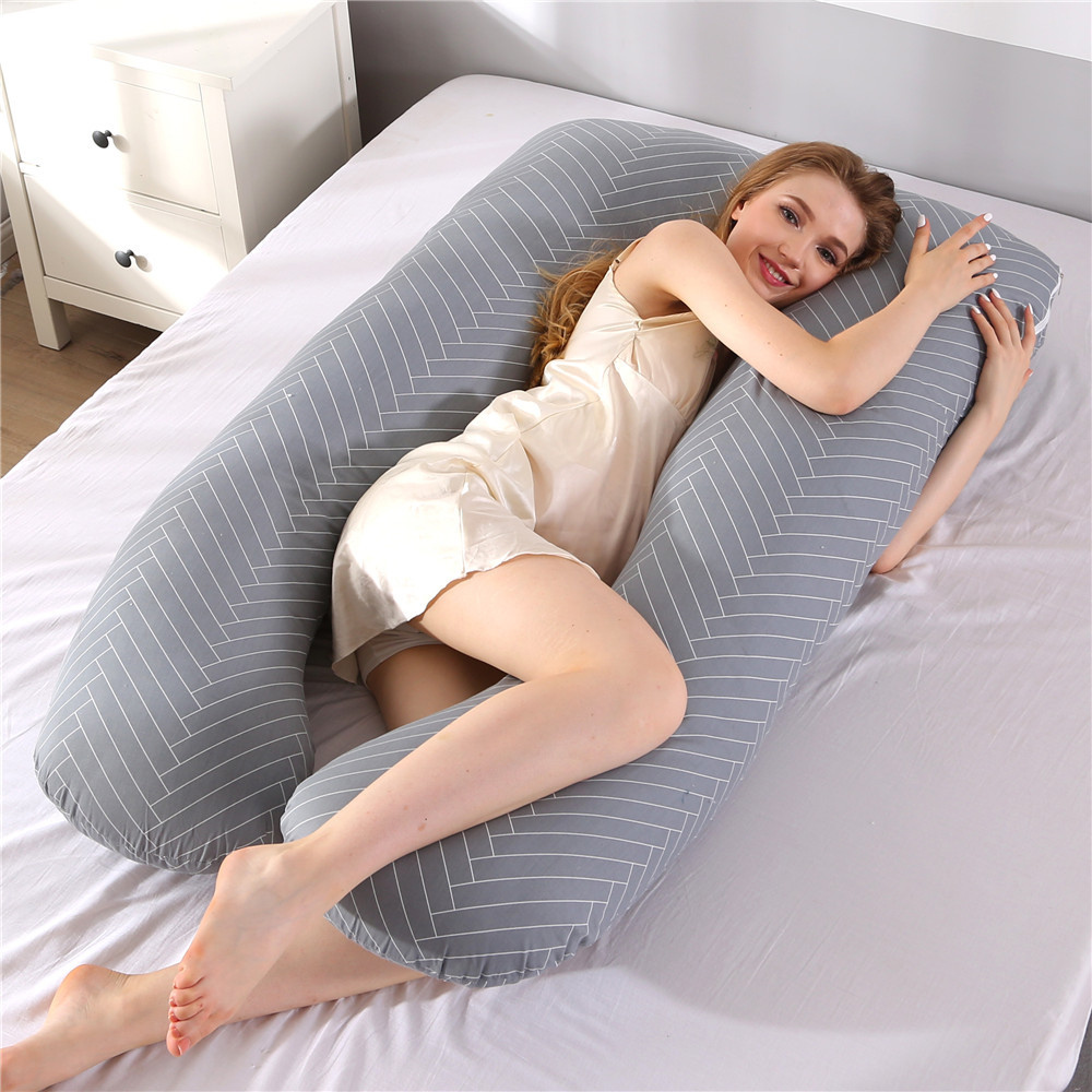 妊娠枕 130*70 センチメートル睡眠腰枕妊婦授乳枕授乳ク - Nursing Pillow Breastfeeding のレビューと価格