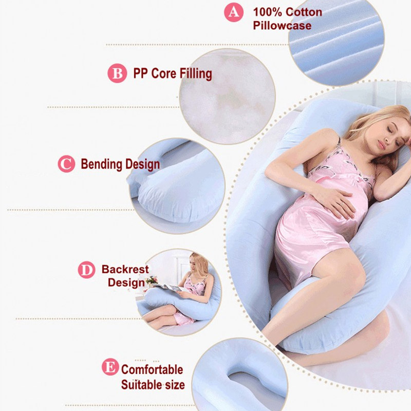 妊娠枕 130*70 センチメートル睡眠腰枕妊婦授乳枕授乳ク - Nursing Pillow Breastfeeding のレビューと価格