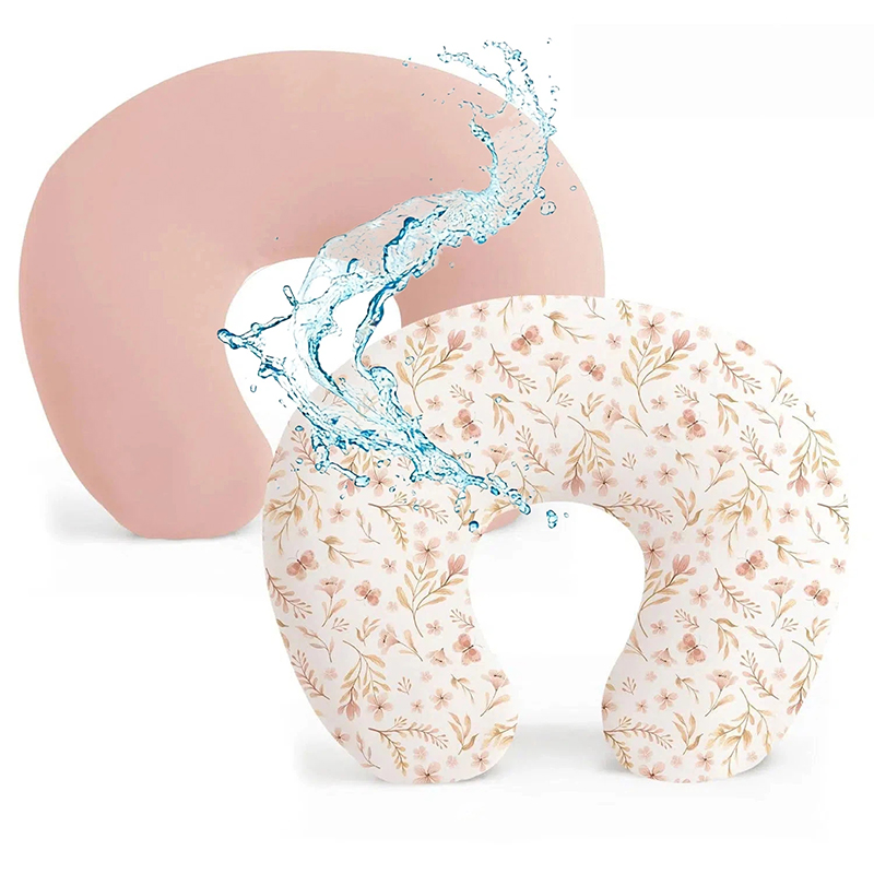 2 個の防水授乳枕カバー伸縮性のある授乳枕用カバー授乳枕用幼 - Nursing Pillow Breastfeeding のレビューと価格