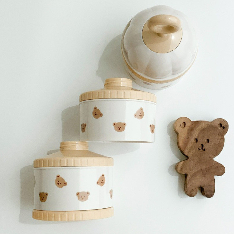 かわいいクマの粉ミルクボックス離乳食アクセサリー新生児 3  - Zwitsal Baby Products のレビューと価格