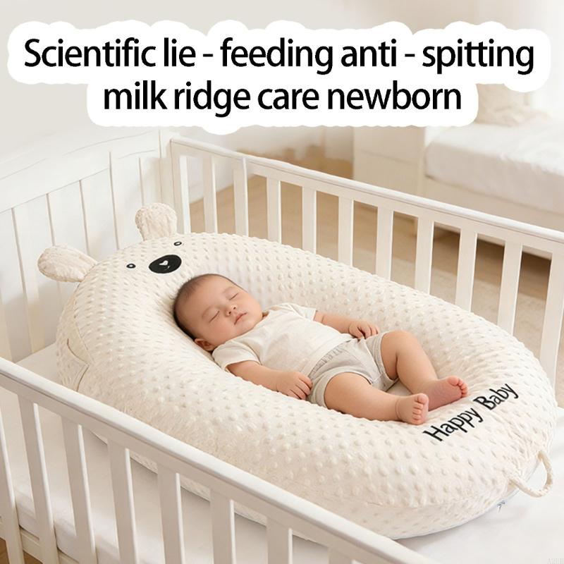ベビードット傾斜枕漫画パターン抗唾吐きサポート枕睡眠授乳のた - Nursing Pillow Breastfeeding のレビューと価格