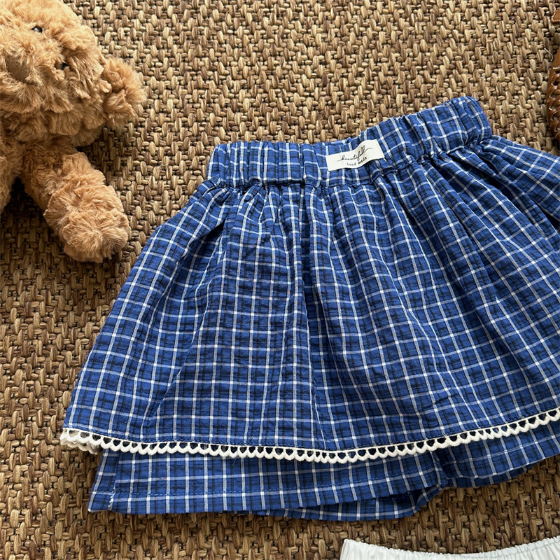 2026年夏新作 子供用チェック柄スカート、女の子用ベビー韓 - Baby Products Korean のレビューと価格