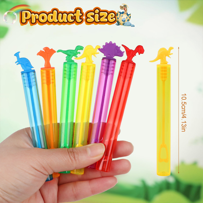10/20/30個入り 恐竜型シャボン玉チューブ 空のシャボ - Zwitsal Baby Products のレビューと価格
